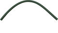 Fuel Line - 3/16" size x 24" - Black rubber - Thinwall
