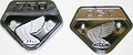 Honda CB750 K 1969-76 - Side Cover Emblem - OEM Ref. # 87123-300-020, 87124-300-020   FREE SHIPPING